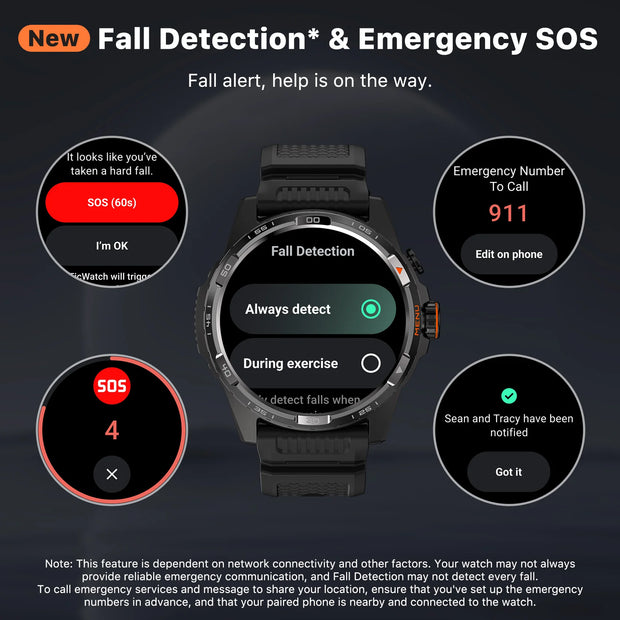 TicWatch Atlas Black Smartwatch - Corevio – Smart Lifestyle Gear